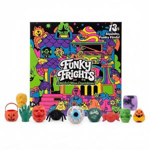 Funky Frights Squish-O-Ween Countdown 13 Pack Halloween Spooky Squishy BlindToy Stress Relief Squeeze Fidget Toy for Kids - Product Image 1