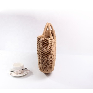 Wholesale Hand-Woven Rattan Bag Natural Chic Handbag Shell Bag Summer Beach Large Straw Basket Bag for Women - Product Image 4