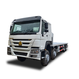 شاحنة سينوتراك هووو 8×4 ذات سطح مسطح للشحن بقوة 371 حصان، شاحنة مسطحة ثقيلة للنقل - Product Image 1
