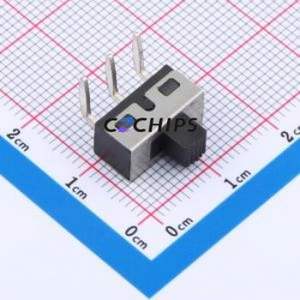 SS-12D06-G040 Slide Switch Through hole,12.7x6.6x6.4mm Switch Single Pole Double Throw Rectangle Pin Header PC Pin 12.7mm - Product Image 1