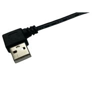 Kabel ekstensi USB 3.0 a pria ke wanita kustom dengan kabel kunci sekrup dudukan Panel