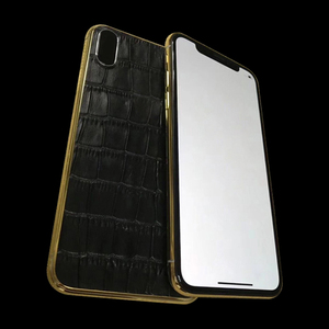 Étui de téléphone pour <span class=keywords><strong>iPhone</strong></span>, coque de téléphone, boîtier de téléphone, design de luxe, OEM, véritable cuir de crocodile - Product Image 5