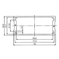Boîtier de commande électronique extrudé en alliage d'aluminium anodisé pour usinage CNC personnalisé fabricants