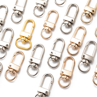 Boucle de suspension à 3 portes en alliage de zinc 25mm mousqueton en métal pour bijoux bricolage travail chaîne de bagages pièces et accessoires de sac spécial