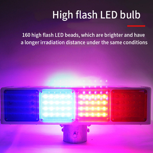 Năng lượng mặt trời hai mặt cảnh báo màu đỏ và màu xanh nhấp nháy đèn/LED trở ngại đèn tín hiệu cho xây dựng đường vào ban đêm giao thông inters - Product Image 5