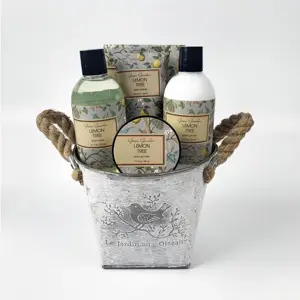 OEM 2023 Customized Fragrance Skin Beauty SPA Body Scrub Lotion Salt Bath and Body Gift Set