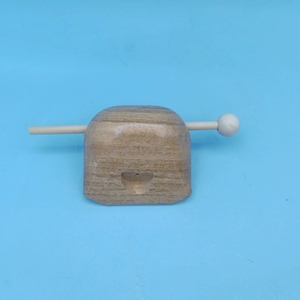Wholesale Solid Wood Single Tone Wood <b>Block</b> With Mallet Orff Percussion Instrument Kids <b>Wooden</b> Temple <b>Block</b> Rhythm Musical - Product Image 6