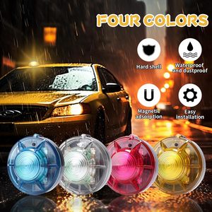Balise LED d'urgence ambre avec base magnétique, lumière de sécurité clignotante pour véhicules, camions, tracteurs, voiturettes de golf, <span class=keywords><strong>lampe</strong></span> stroboscopique à lumière constante - Product Image 4