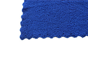 中国工場卸売 ジグザグ縁クリーニングクロス キッチン雑巾 多目的マイクロファイバークリーニングクロス - Product Image 6