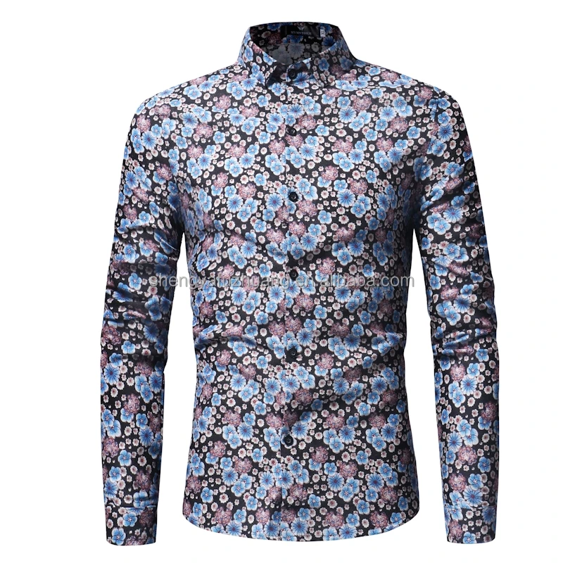 2022 New Long Sleeve Shirt For Men Casual Men's Slim Lapel Fashion Shirts