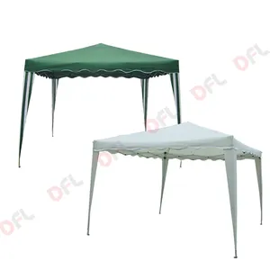 Distributeur italien Gazebo extérieur à voile et cadre en acier de couleur verte d'excellente qualité pour la vente à l'exportation