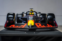Modèle de voiture de course de Formule 1 en résine, grande taille, sculpture de voiture de course pour exposition en centre commercial ou événementiel