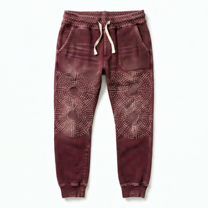 <b>Men's</b> Washed Denim Jogger Pants Loose Fit <b>Drawstring</b> Casual Streetwear <b>Trousers</b> - Product Image 1