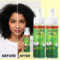 Mousse Spray per Capelli Unisex all'Olio d'Oliva Biologico, Tenuta Extra Forte, Personalizzabile in Fabbrica