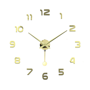 Big Size 3D Numbers DIY <strong>Wall</strong> <strong>Clocks</strong> Minimalist Nordic Luxury Acrylic Sticker Home Decorative Digital Modern <strong>Pendulum</strong> <strong>Clock</strong> - Product Image 3