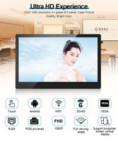 Tablette Pc Android 3g/4g de 17 pouces, avec emplacement pour carte Sim, Poe Rj45, 17.3 originale, à montage mural