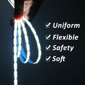 Uvtaoyuan COB <span class=keywords><strong>LED</strong></span> Strip Lights 5V USB ánh sáng trắng <span class=keywords><strong>LED</strong></span> linh hoạt Strip ánh sáng <span class=keywords><strong>8mm</strong></span> 320Led 2m - Product Image 2