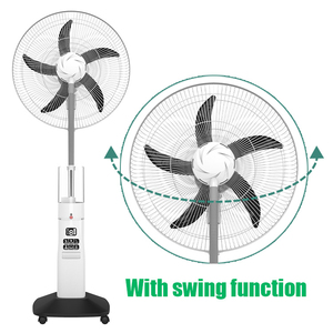 Ventilateur Brumisateur Portable sur Pied à Refroidissement par <span class=keywords><strong>Eau</strong></span>, Produit Phare, Rechargeable avec Télécommande pour Utilisation Solaire Extérieure - Product Image 2