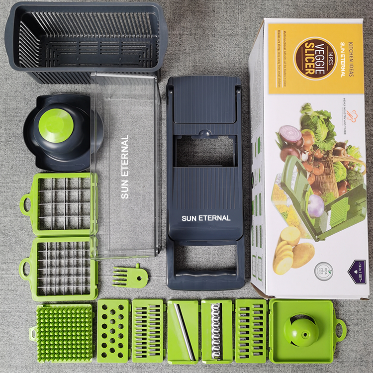 14PCS SETS-Grey&GREEN