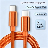 Câble de charge rapide PD 100W certifié CE, tressé en nylon anti-frayage, pour transfert de données haute vitesse, vente en gros d'usine