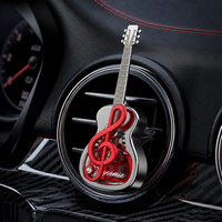 Clip diffuseur de voiture en forme de guitare, support de parfum en zinc, parfum longue durée pour intérieur