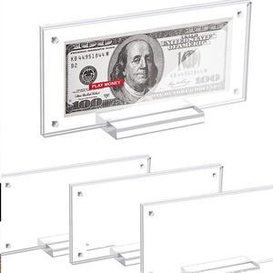 Marco <span class=keywords><strong>de</strong></span> exhibición <span class=keywords><strong>de</strong></span> billetes <span class=keywords><strong>de</strong></span> acrílico transparente, soporte para colección <span class=keywords><strong>de</strong></span> billetes domésticos con base, 2026, venta directa <span class=keywords><strong>de</strong></span> fábrica, gran éxito <span class=keywords><strong>de</strong></span> ventas - Product Image 4