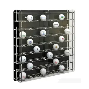 Factory Custom Wholesale Clear Acrylic Customized Golf Ball Display Cabinet