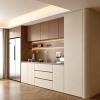 Meuble de rangement pour vaisselle écologique et personnalisable en panneaux de bois (mélamine/contreplaqué/bois massif) – Installation et nettoyage faciles – Fabriqué à Chongqing