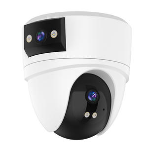 Caméra dôme réseau sans fil de sécurité Wifi 6MP double vue sécurité à 360 degrés <span class=keywords><strong>pour</strong></span> magasin - Product Image 1