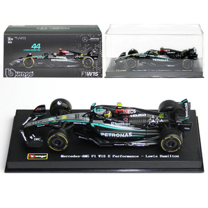 1:43 scala Deluxe Edition <span class=keywords><strong>Mercedes</strong></span>-<span class=keywords><strong>AMG</strong></span> 2024 W15-44 Formula Racing in metallo pressofuso modello di auto <span class=keywords><strong>giocattolo</strong></span> - Product Image 1