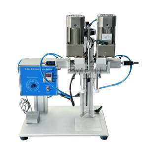 เครื่องปิดฝาขวดเครื่องดื่ม6100กึ่งอัตโนมัติสี่ล้อฝาปิดขวดพลาสติกน้ำมัน<span class=keywords><strong>ปลา</strong></span>ฝาเกลียว - Product Image 5