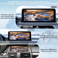 Écran Tactile Multimédia de Voiture 10.25'' Android Auto 1920*720 Carplay pour BMW E87 E88 E82 E81 2005-2012, Autoradio et Navigation Stéréo