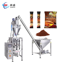 Máy Đóng Gói Bao Bì Bột Cà Phê Hòa Tan Tự Động Máy Đóng Gói Kín Ba Bốn Mặt Sau