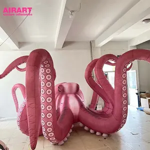 Polvo inflável de pendurar na decoração da arte com tentáculos para vendas