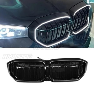 Car <b>LED</b> Bumper Grill Decorative Strips Racing Grille Body Kit Front Bumper Grill For BMW i3 2022-2025 Exterior Part - Product Image 3