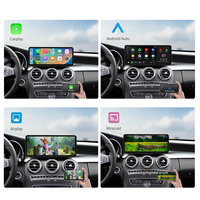 Nouvel écran multimédia Linux ultra-fin de 12,3 pouces pour Mercedes Benz NTG5.0 GLC/Classe C, CarPlay sans fil, Android Auto, Mirror Link