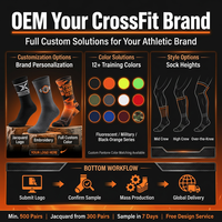 Chaussettes de sport d'hiver respirantes et absorbantes en tricot de spandex et polyester, montantes, anti-odeur, écologiques, pour adultes, entraînement quotidien
