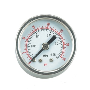 Petit manomètre pneumatique Anti-Corrosion en acier inoxydable Joint <span class=keywords><strong>Wind</strong></span> Gauge avec haute visibilité - Product Image 1