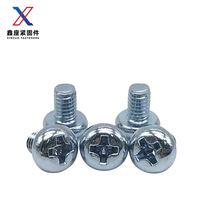 Vis cruciforme à tête plate chinoise personnalisée en acier inoxydable Vis à empreinte cruciforme à tête ronde en acier au carbone Système de mesure métrique