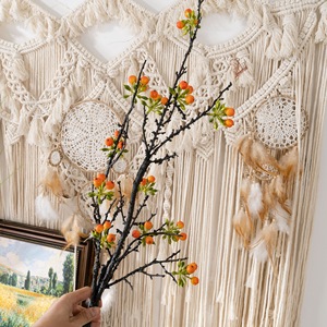 CallaFloral Branche Artificielle de Fruit de la Fortune Orange en Mousse Plastique, Branche Unique, Décoration de Mariage Style INS - Product Image 2
