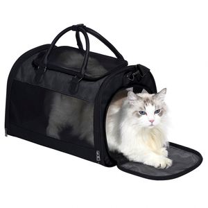 กระเป๋าใส่สัตว์เลี้ยงแบบพกพา ระบายอากาศได้ดี ทนทาน ป้องกันการกัด สำหรับแมว สุนัข ใช้เดินทางหรือใช้ในชีวิตประจำวัน - Product Image 1