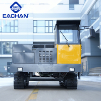 EACHAN Prix usine Euro 5 Dumper chenillé hydraulique tout-terrain 10 tonnes pour usage domestique et de jardin