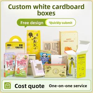 Caja de embalaje Caja de cartón blanca personalizada Embalaje exterior del producto Caja de color Caja de regalo para té personalizada Caja vacía con impresión de logotipo - Product Image 4