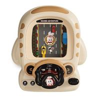 Volant de Simulation Éducatif Électrique Musical pour Enfants 2025 – Jouet d'Aventure de Course à Succès