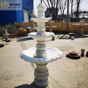 Jiahua <b>Stone</b> Fountain European Style Column Sculpture Indoor Durable Garden Water Feature - Product Image 5