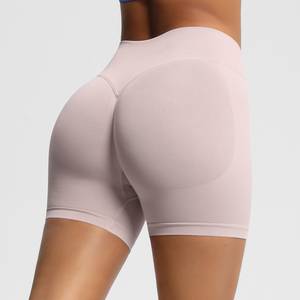 Leggings de yoga pour femmes Shorts élastiques sans couture à séchage rapide pour femmes Shorts décontractés avec taille haute pour le sport - Product Image 5