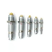 FFP.3S.308.CLAC72 connecteur demi-lune FFP série S 8 broches Push Pull prise autobloquante Compatible ERA.3S.308.CLL prise