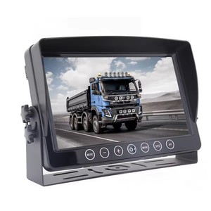 24V Heavy Duty 9-inch Analog Bảng điều khiển màn hình tn/LCD/TFT gương chiếu hậu cho nông nghiệp cần cẩu xe tải xe - Product Image 1