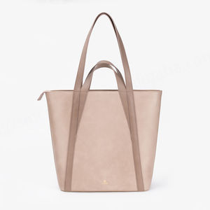 กระเป๋าโท้ทแบบเปิดปิดหนัง PU สำหรับทั้งชายและหญิงกระเป๋าสไตล์คลาสสิกสุดหรู - Product Image 1