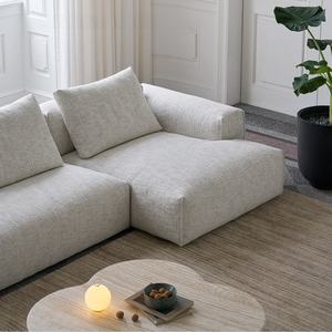 Sofá Modular Moderno en Esquina para Sala de Estar, Juego de Muebles de Salón, Sofá Seccional en Forma de L con Tela Tecnológica Nórdica - Product Image 4